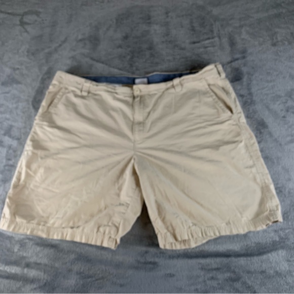 Columbia Regular Fit Outdoor Shorts Light Khaki Beige Mens 44x10 Fishing Walking - Picture 1 of 7
